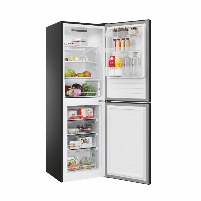 hoover black frost free fridge freezer